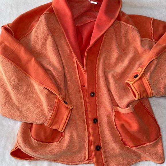 Free People Jordan Reverse Fleece Shacket - Picture 2 of 4